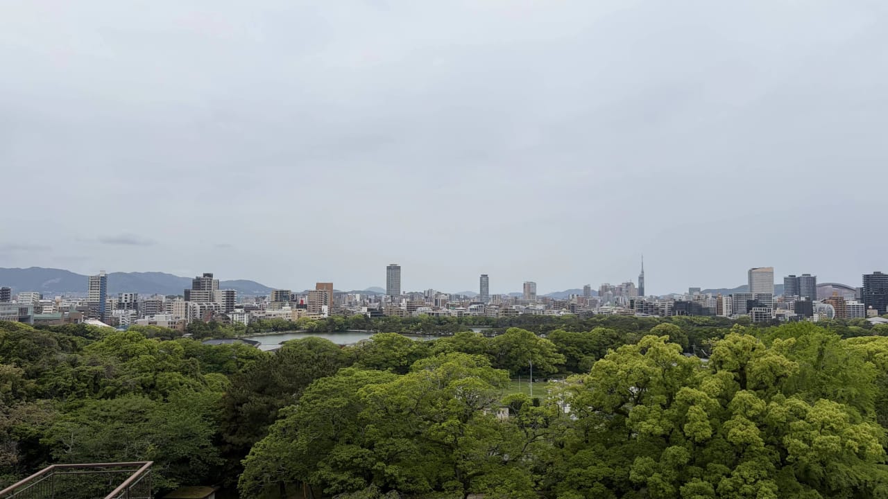 View of Fukuoka city